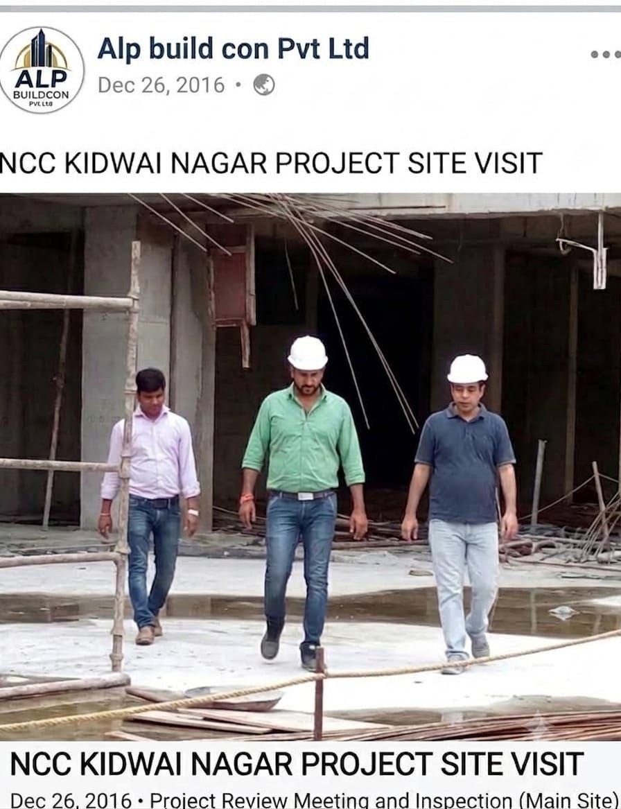 Executive Site Review at NCC Kidwai Nagar